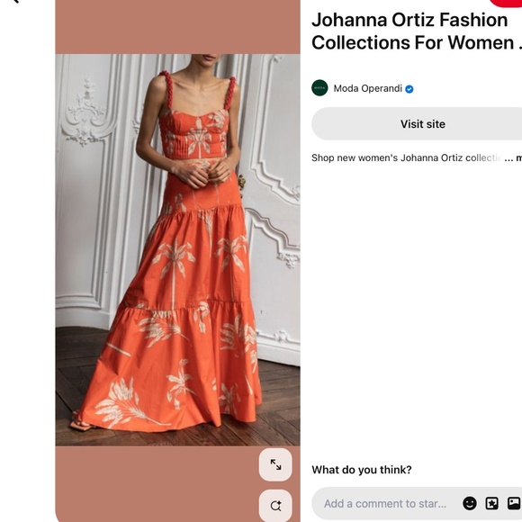 LASTCHANCE- 3/29 only Johanna Ortiz palmeras vision top/skirt set/size 0/2 *MINT - Picture 3 of 16